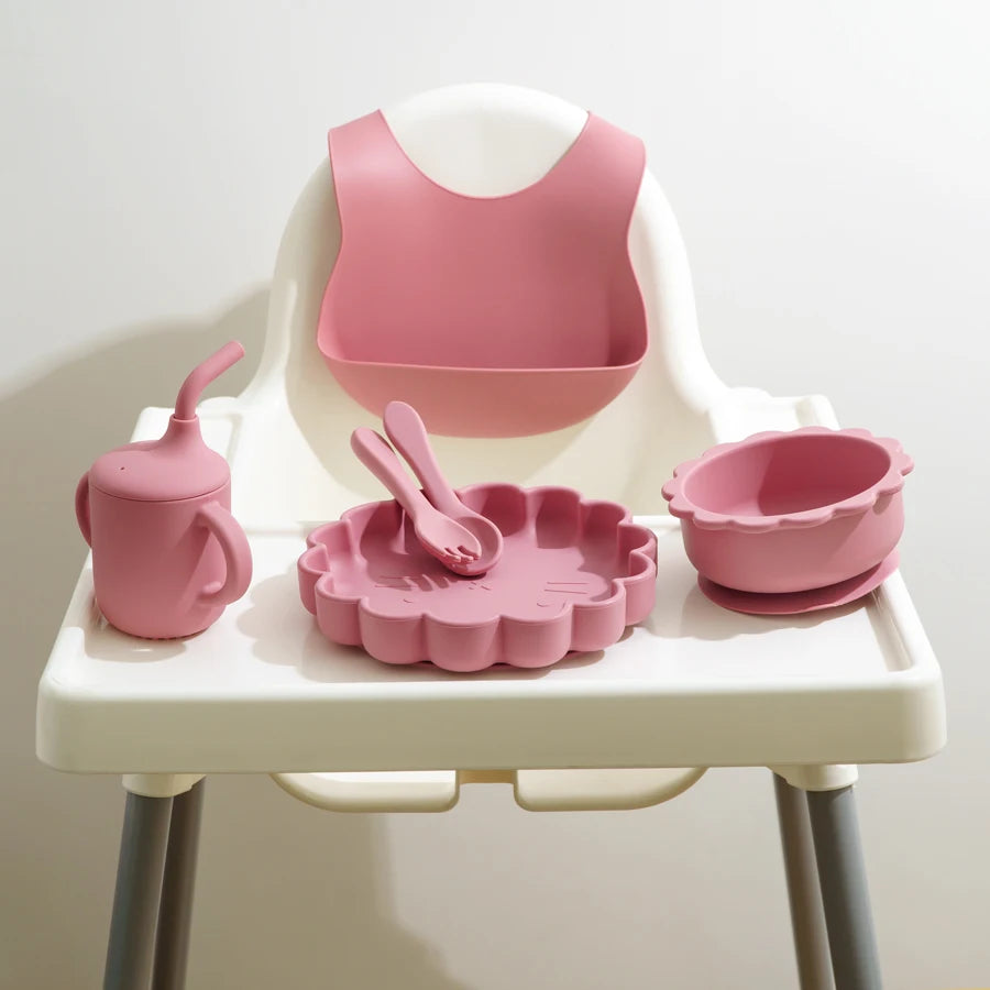 Baby's silicone set meal - CLOUD