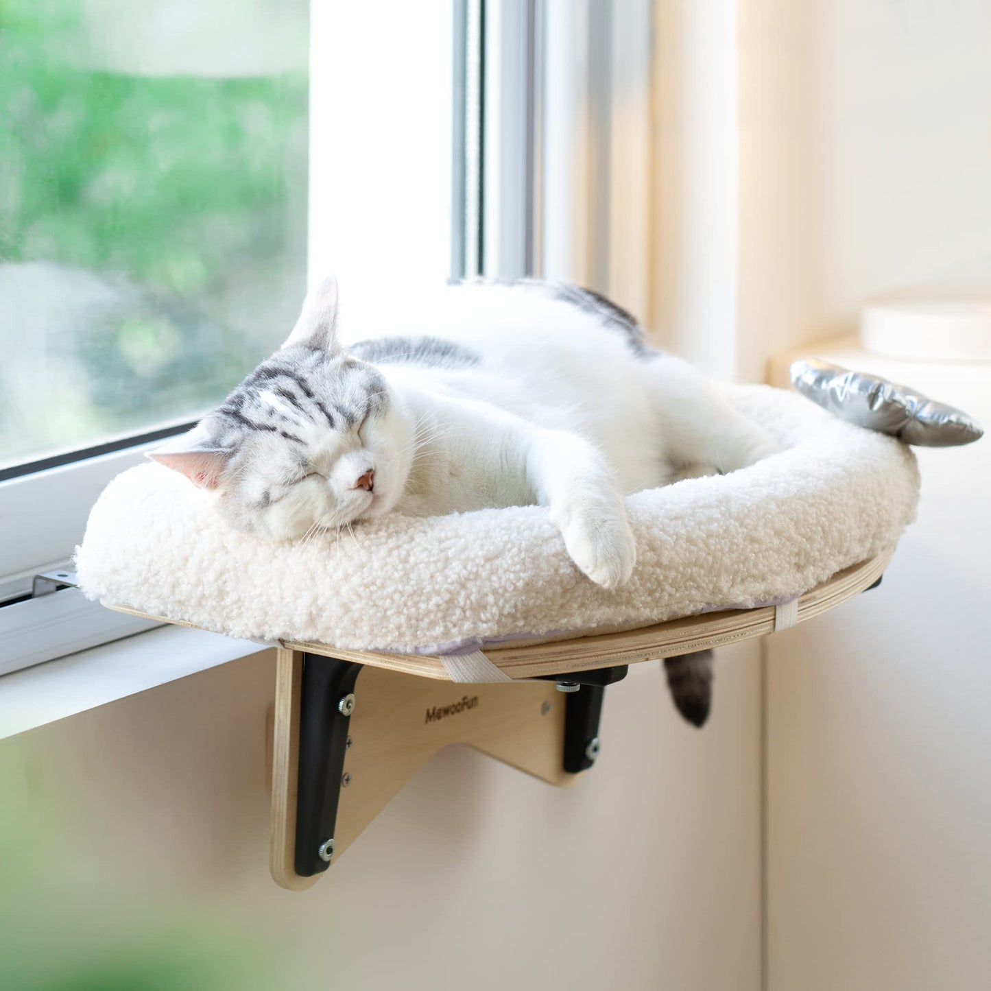 PIPO - cat window bed with soft mat