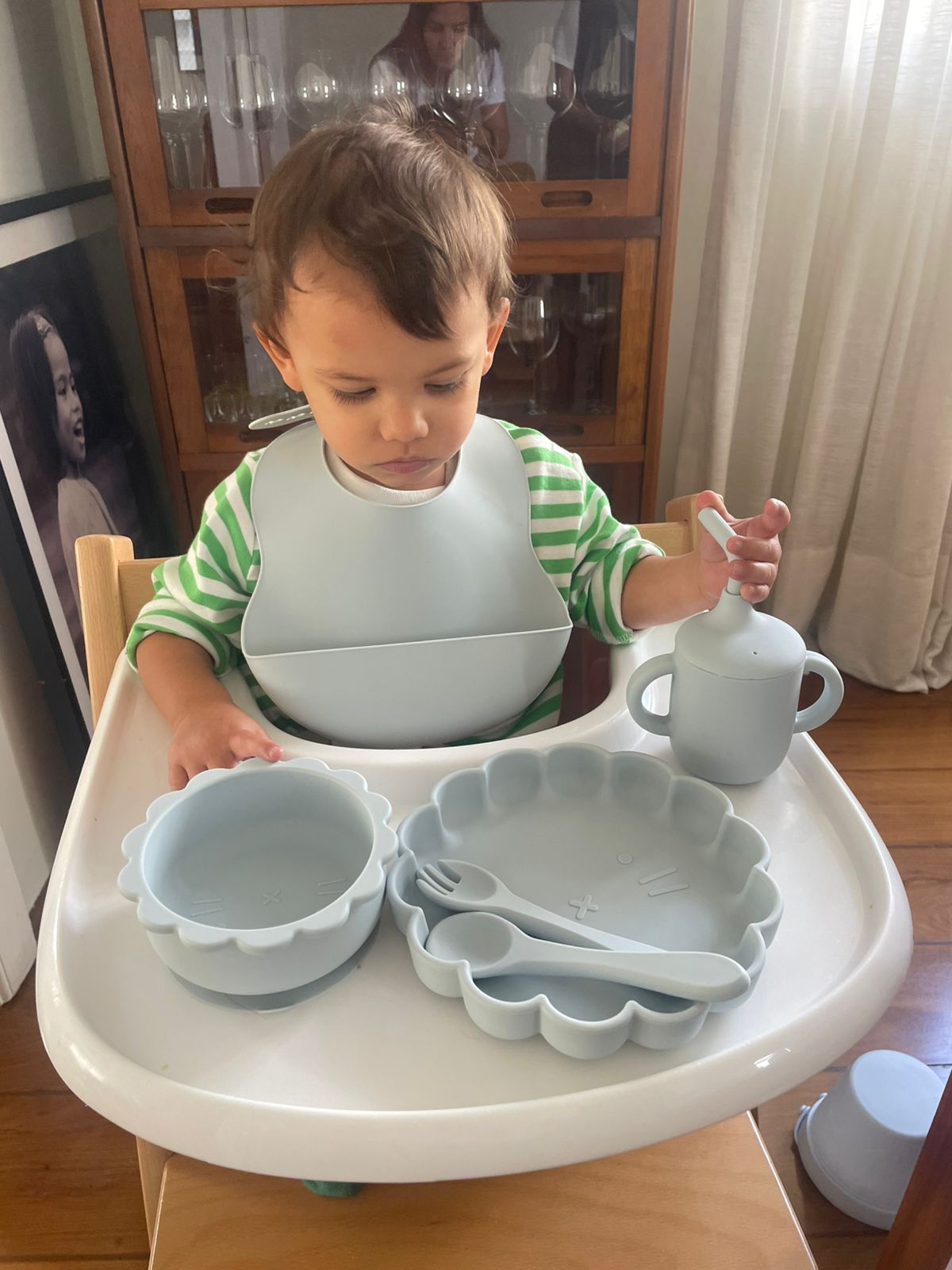 Baby's silicone set meal - CLOUD