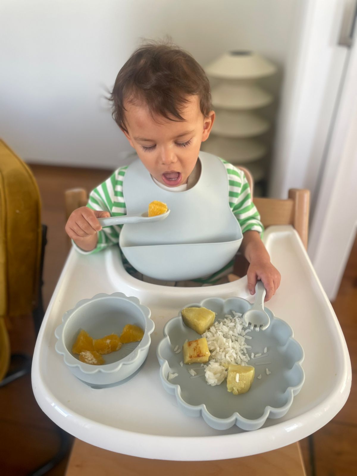 Baby's silicone set meal - CLOUD