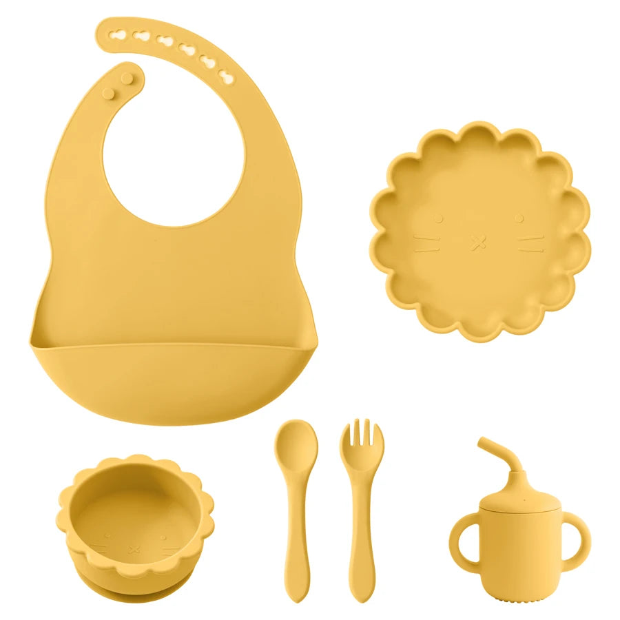 Baby's silicone set meal - CLOUD